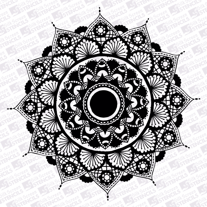 Mandala 1 Silkscreen Stencils