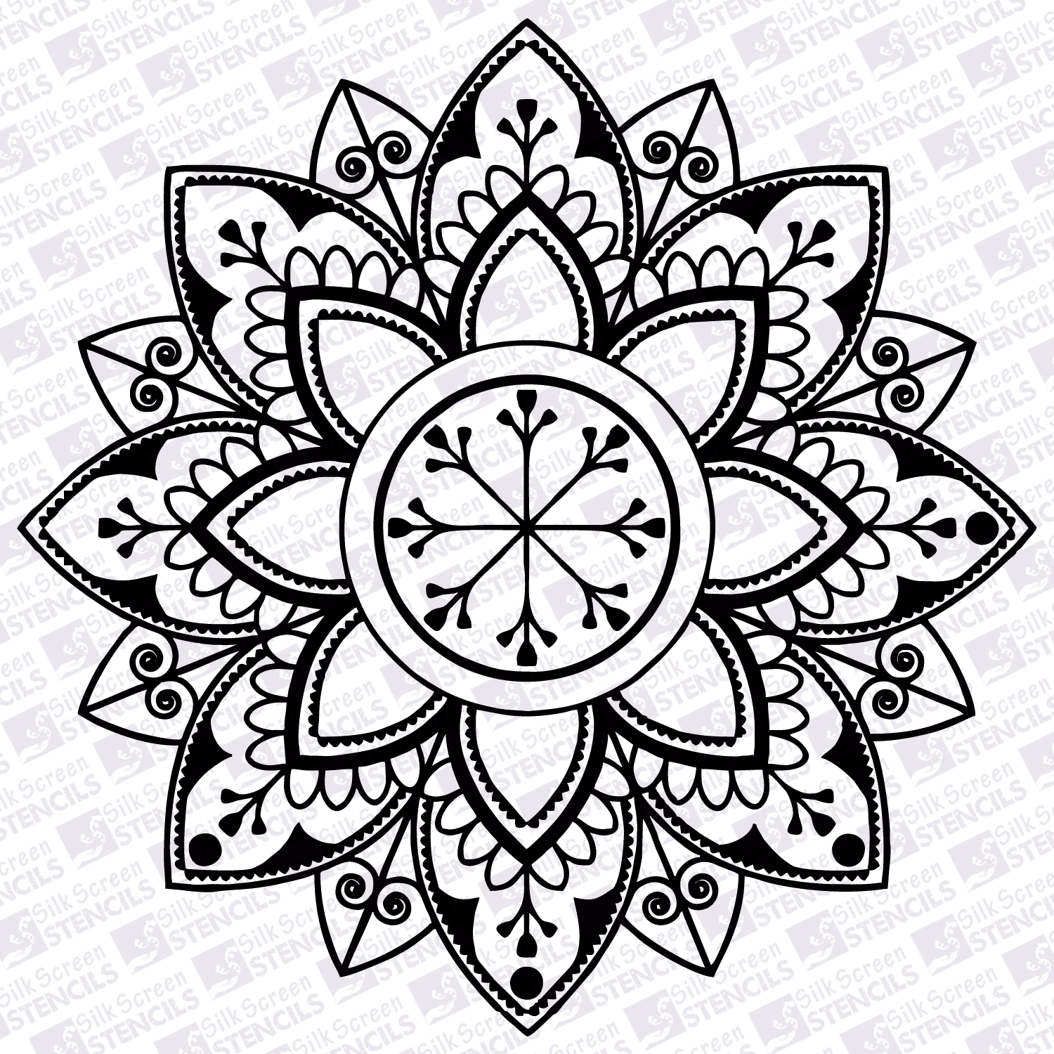 Mandala 5 | Silkscreen Stencils